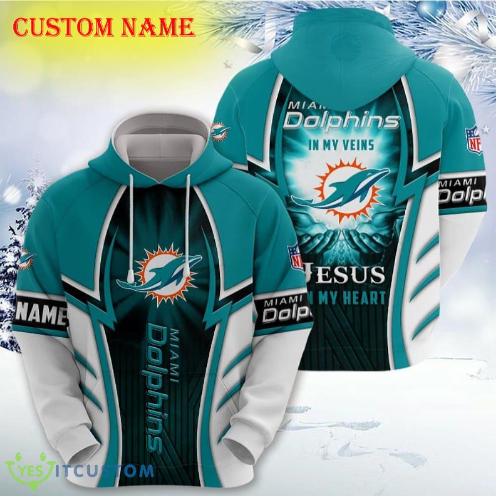 Custom Name NFL Miami Dolphins Hoodie, SweatShirt, T Shirt, Zip Hoodie All Over Printed For Fans Gift Christmas 12 Custom Name NFL Miami Dolphins Hoodie, SweatShirt, T Shirt, Zip Hoodie All Over Printed For Fans Gift Christmas - Custom Name NFL Miami Dolphins Hoodie, SweatShirt_1