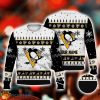 Custom Name Pittsburgh Penguins Ice Hockey Ugly Christmas Sweater Funny Christmas Sweater Product Photo 1