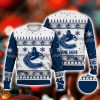 Custom Name Vancouver Canucks Ice Hockey Ugly Christmas Sweater Funny Christmas Sweater Product Photo 1