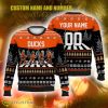 Custom Number And Name Ducks Walking Abbey Road Ugly Christmas Sweater Ice Hockey Gift For Fans Christmas - Custom Number And Name Ducks Walking Abbey Road Ugly Christmas Sweater Ice Hockey Gift For Fans Christmas