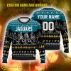 Custom Number And Name Jaguars Dolphins Walking Abbey Road Ugly Christmas Sweater Football Gift For Fans Christmas - Custom Number And Name Jaguars Dolphins Walking Abbey Road Ugly Christmas Sweater Football Gift For Fans Christmas