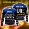 Custom Number And Name Sabres Walking Abbey Road Ugly Christmas Sweater Ice Hockey Gift For Fans Christmas - Custom Number And Name Sabres Walking Abbey Road Ugly Christmas Sweater Ice Hockey Gift For Fans Christmas