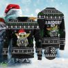 Cute Baby Yoda NFL Las Vegas Raiders Woven Knitted Christmas Sweater For Men And Women - Cute Baby Yoda NFL Las Vegas Raiders Woven Knitted Christmas Sweater For Men And Women