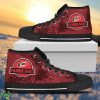 Cute Jurassic Park Carolina Hurricanes High Top Shoes Gift For Passionate Fans Product Photo 1