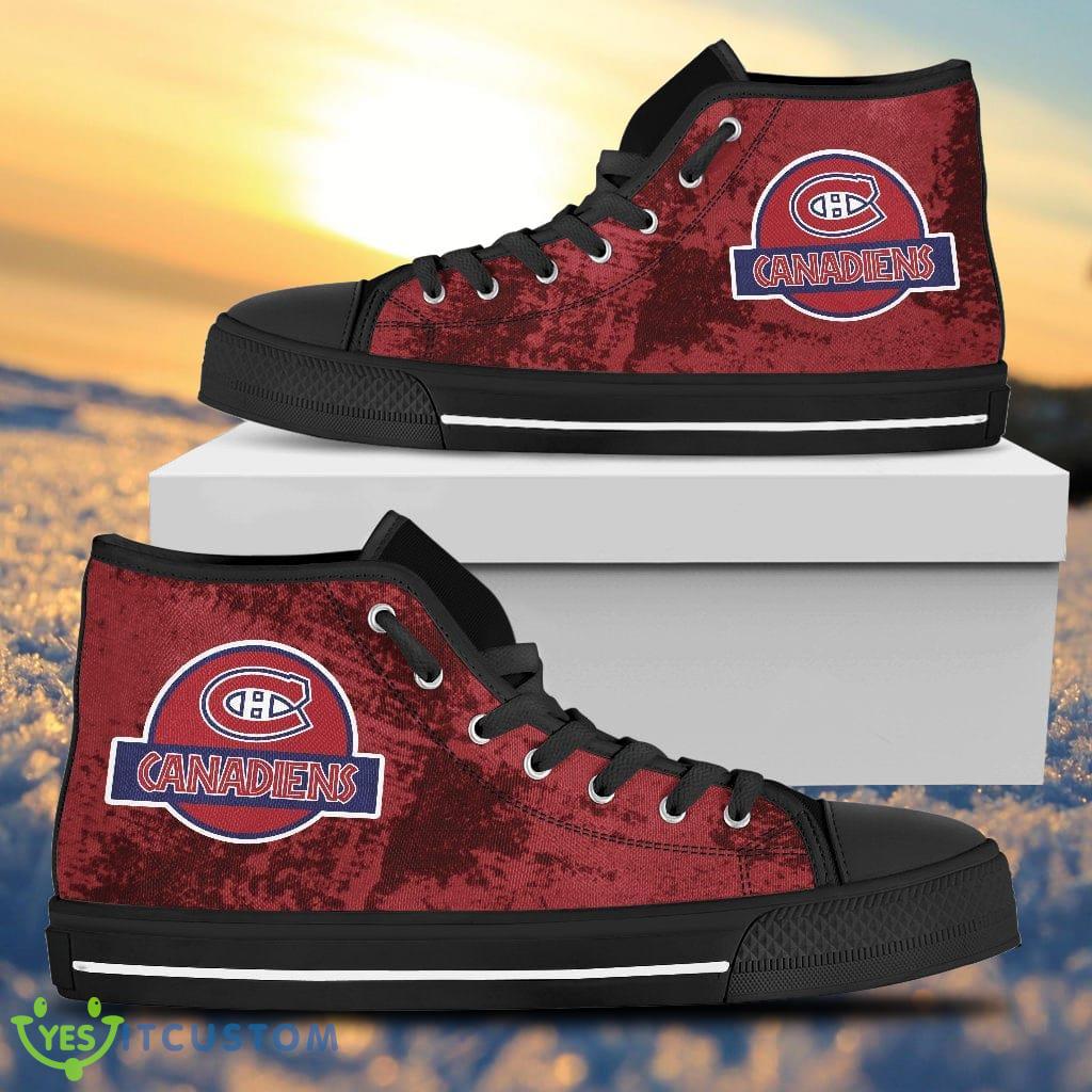 Cute Jurassic Park Montreal Canadiens High Top Shoes Gift For Passionate Fans 2 Cute Jurassic Park Montreal Canadiens High Top Shoes Gift For Passionate Fans Product Photo 1