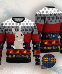 Cute Rabbit Ugly Christmas Sweater 5 Cute Rabbit Ugly Christmas Sweater Product Photo 3