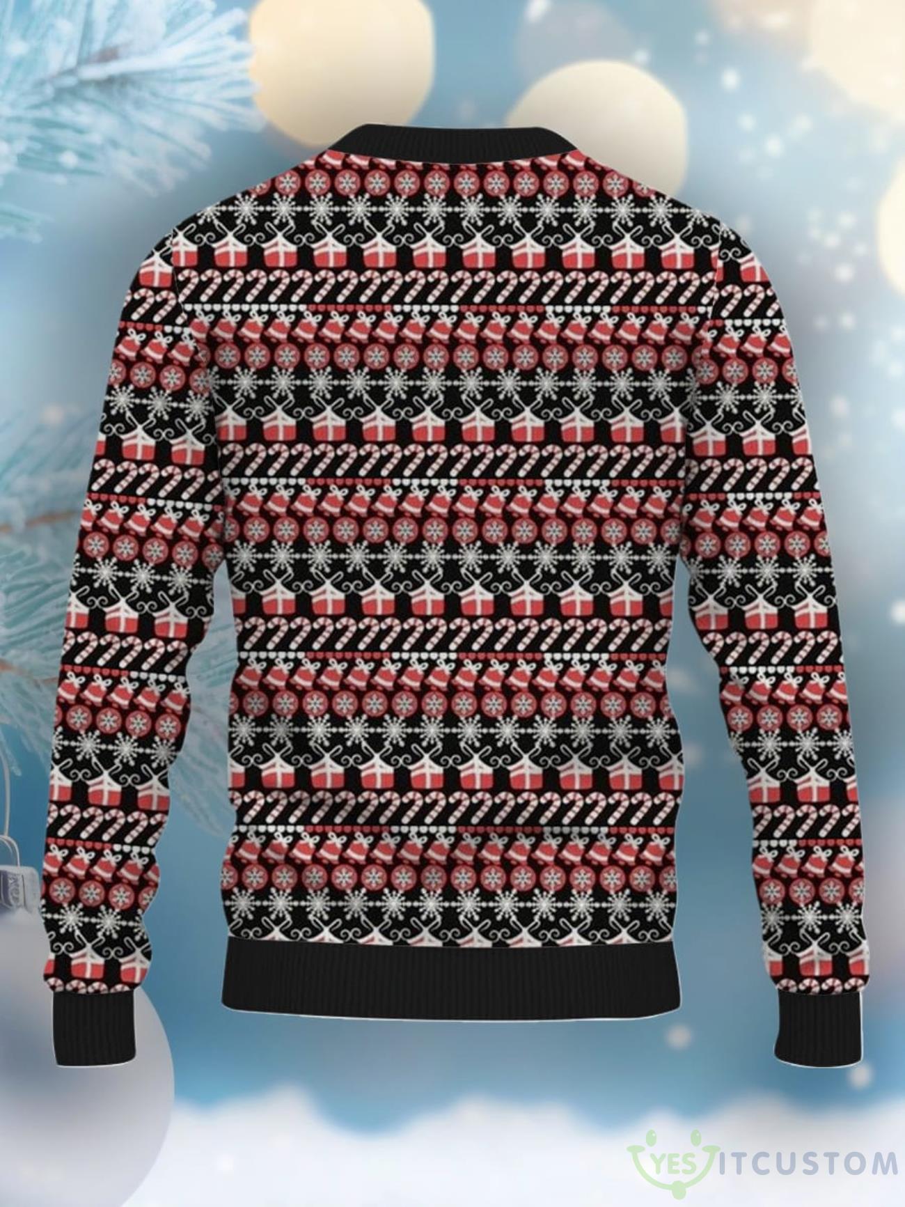 Dachshund Print With Santa Hat Casual Crewneck Christmas Ugly Sweater 6 Dachshund Print With Santa Hat Casual Crewneck Christmas Ugly Sweater Product Photo 2