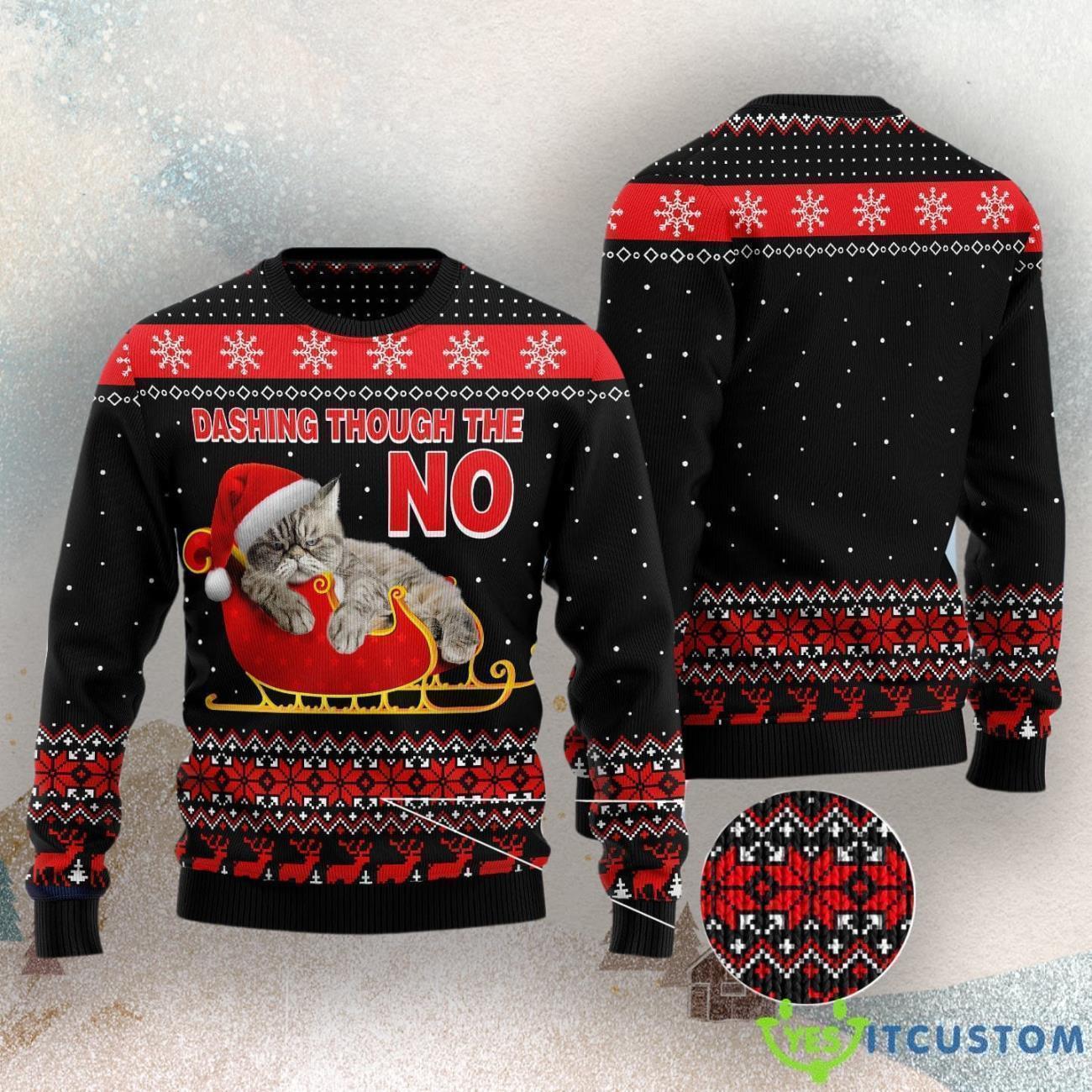 Dashing Through The No Ugly Christmas Sweater 3 Dashing Through The No Ugly Christmas Sweater Product Photo 3