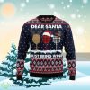Dear Santa Just Bring Wine Ugly Christmas Sweaters Impressive Gift For Men And Women Product Photo 1