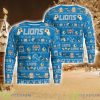 Detroit Lions Pumpkin Halloween Spooky Ghost Pattern Funny 3D Sweater Men And Women Gift Product Photo 1