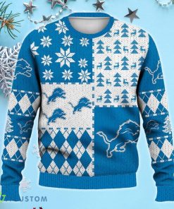 Detroit Lions Ugly Christmas Sweater New Design For Fans Product Photo 1