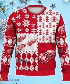 Detroit Red Wings NHL Ugly Christmas Sweater 2023 For Fans Product Photo 1