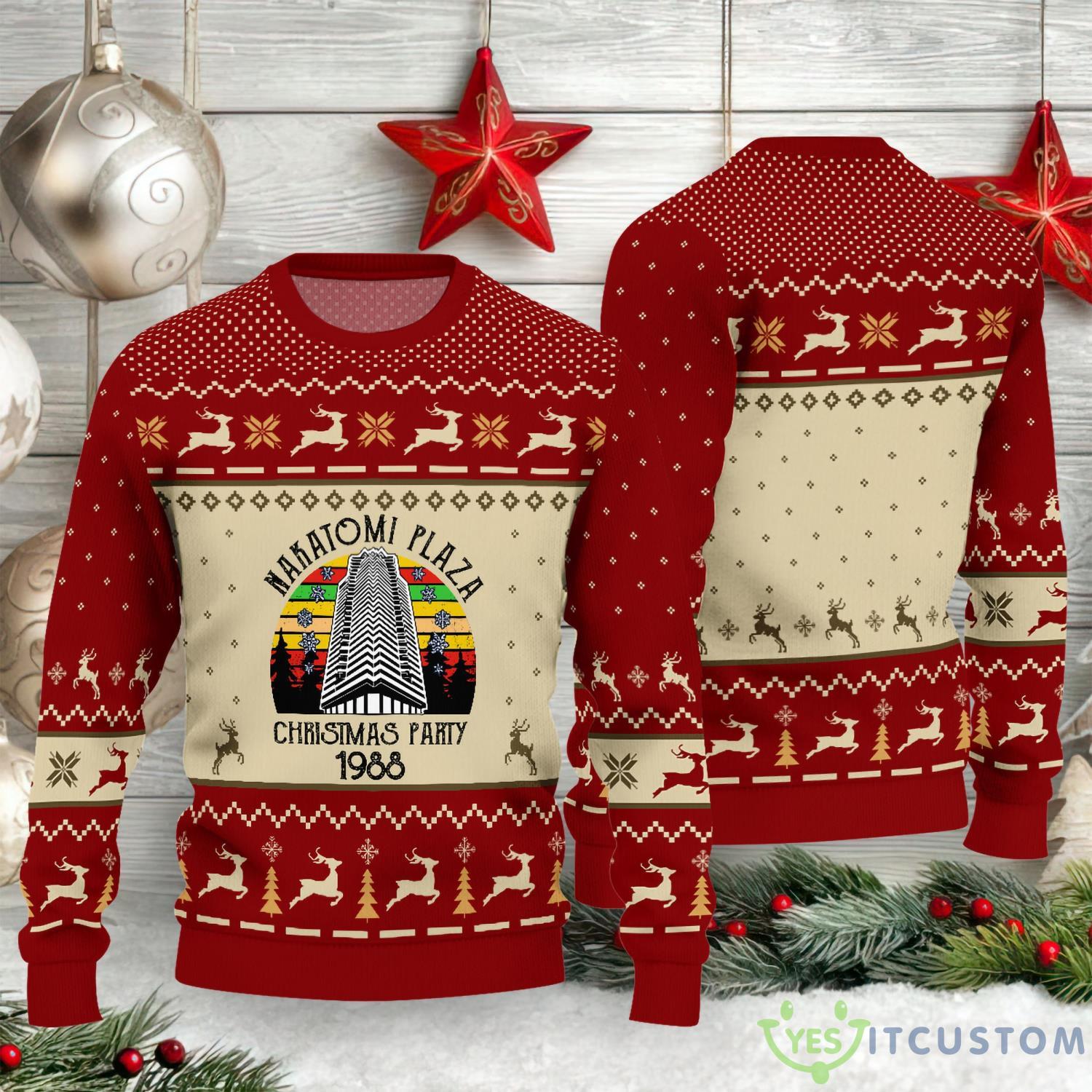 Die Hard Christmas Party Ugly Christmas Sweater Funny Christmas Gift 3 Die Hard Christmas Party Ugly Christmas Sweater Funny Christmas Gift Product Photo 1