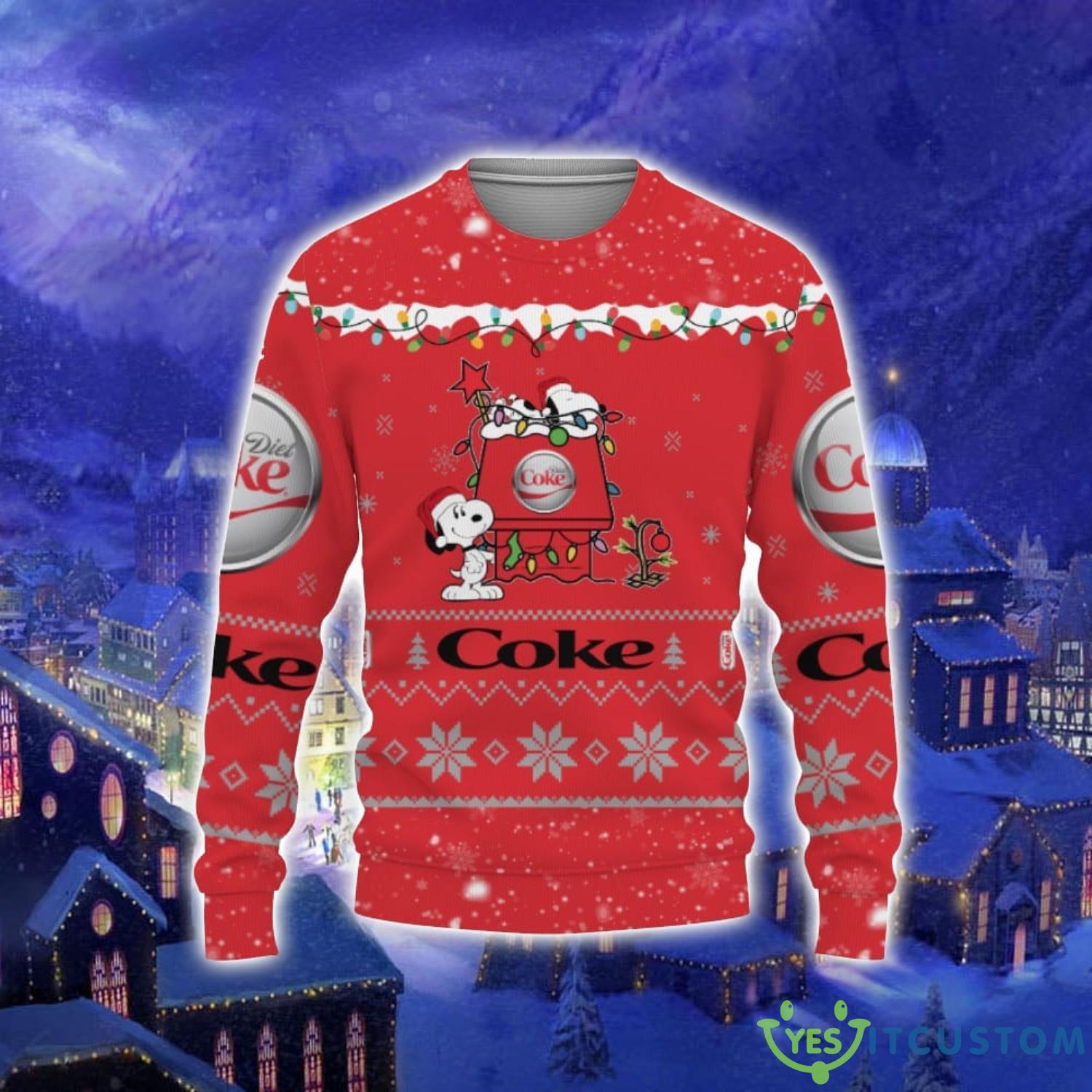 Diet Coke Soft Drink American Whiskey Beers Merry Christmas Snoopy Lover Ugly Christmas Sweater 3 Diet Coke Soft Drink American Whiskey Beers Merry Christmas Snoopy Lover Ugly Christmas Sweater Product Photo 1