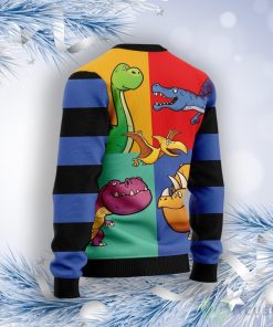 Dinosaur Color Ugly Christmas Sweater 4 Dinosaur Color Ugly Christmas Sweater Product Photo 2