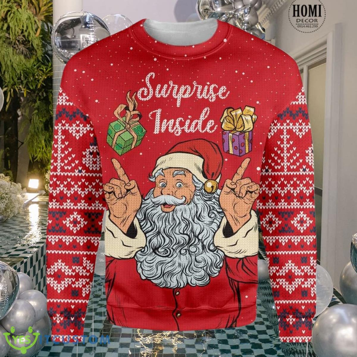 Dirty Santa Surprise Inside Ugly Christmas Sweater Impressive Gift For Men And Women 3 Dirty Santa Surprise Inside Ugly Christmas Sweater Impressive Gift For Men And Women Product Photo 1