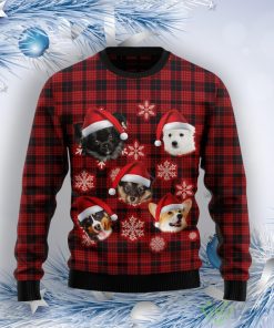 Dog Christmas Snowflake Ugly Christmas Sweater Product Photo 1