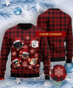 Dog Christmas Snowflake Ugly Christmas Sweater Product Photo 4