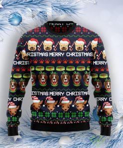 Dog Cute Face Ugly Christmas Sweater Product Photo 1