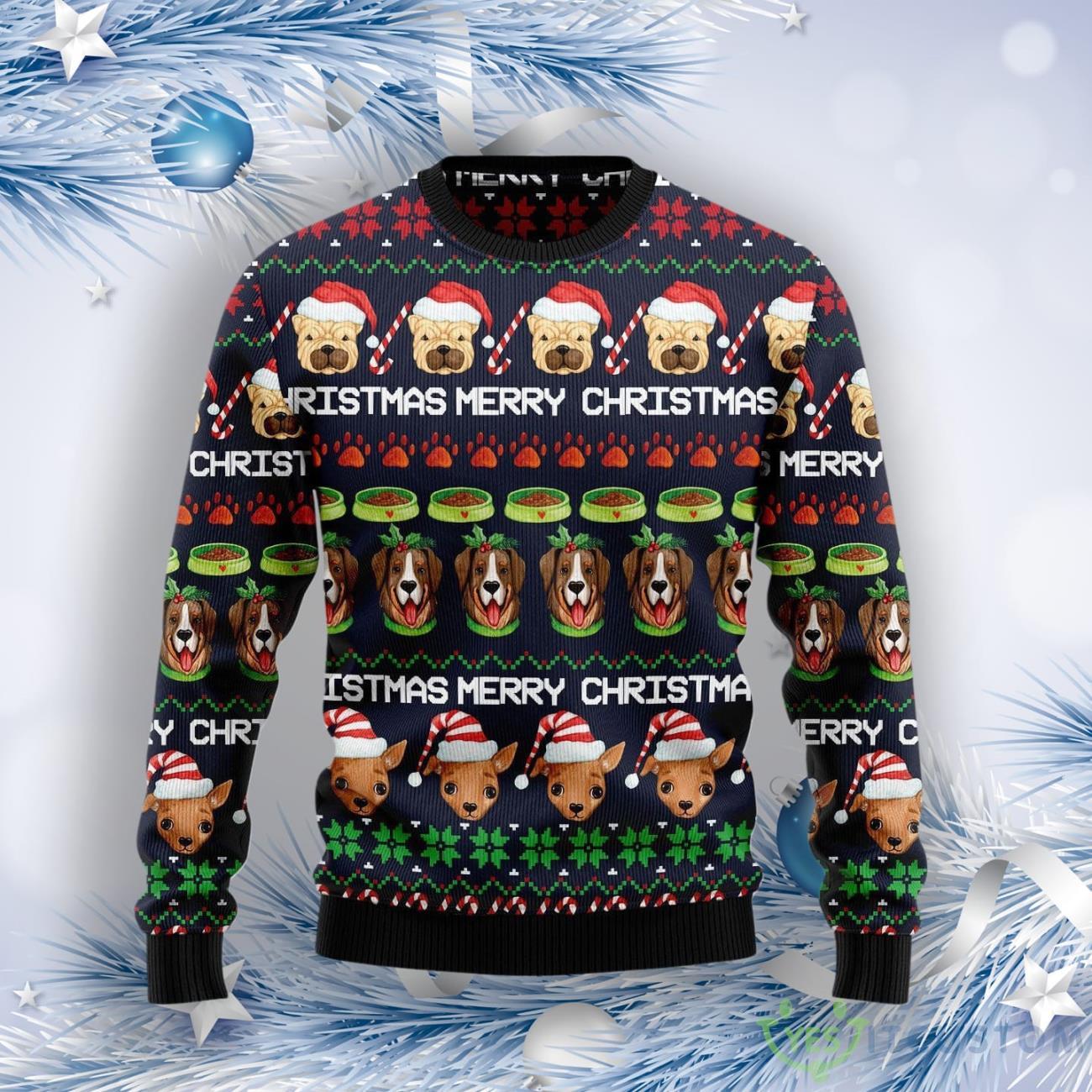 Dog Cute Face Ugly Christmas Sweater 7 Dog Cute Face Ugly Christmas Sweater Product Photo 1