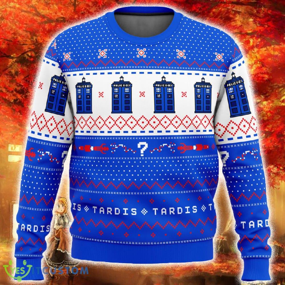 Dr Who TARDIS Ugly Christmas Sweater Funny Gift For Men And Women Fans 3 Dr Who TARDIS Ugly Christmas Sweater Funny Gift For Men And Women Fans - Dr Who TARDIS Ugly Christmas Sweater Funny Gift For Men And Women Fans