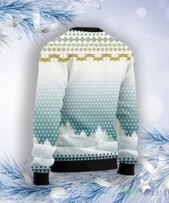 Dragonfly Color Christmas Tree Ugly Christmas Sweater Product Photo 2