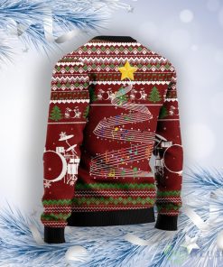 Drum I Play Ugly Christmas Sweater Product Photo 2