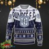 Dundee FC Snowflakes Tree Custom Name Ugly Christmas Sweater New For Fans Gift Holidays Christmas - Dundee FC 3D Sweater Christmas Photo 2