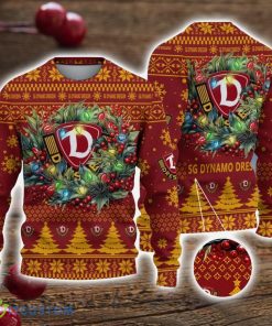 Dynamo Dresden 3D Ugly Christmas Sweater Christmas Gift For Fans Men Women Christmas Sweater Product Photo 1