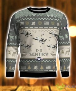 E-3 Sentry E3 Aircraft New Trend Veteran Sweater Ugly Christmas Sweater Military Christmas Sweater Product Photo 2
