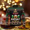 Eat Sleep Beer Ugly Christmas Sweaters Impressive Gift For Men And Women Product Photo 1
