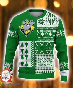 EHC Olten 3D Ugly Christmas Sweater Snowflake Pattern Christmas Holiday Gift For Men And Women Product Photo 2