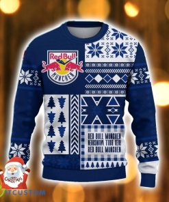 EHC Red Bull Munchen 3D Ugly Christmas Sweater Snowflake Pattern Christmas Holiday Gift For Men And Women Product Photo 2