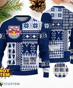 EHC Red Bull Munchen 3D Ugly Christmas Sweater Snowflake Pattern Christmas Holiday Gift For Men And Women Product Photo 1