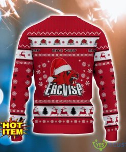 EHC Visp 3D Ugly Christmas Sweater For Men And Women Sport Fans Product Photo 3