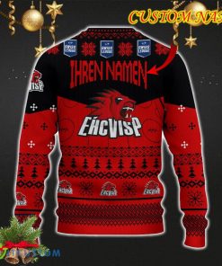 EHC Visp Snowflakes Tree Custom Name Ugly Christmas Sweater New For Fans Gift Holidays Christmas 3 EHC Visp Snowflakes Tree Custom Name Ugly Christmas Sweater New For Fans Gift Holidays Christmas - EHC Visp 3D Sweater Christmas Photo 3