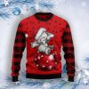 Elephant Cute Red Pattern Ugly Christmas Sweater Product Photo 1