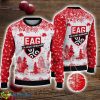 En Avant Guingamp 3D Sweater Pine Trees Pattern Ugly Christmas Sweater For Big Fans Product Photo 1