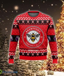 EPL Brentford Tradition Ugly Christmas 3D Sweater For Fans 3 EPL Brentford Tradition Ugly Christmas 3D Sweater For Fans - EPL Brentford Christmas Sweater Photo 2