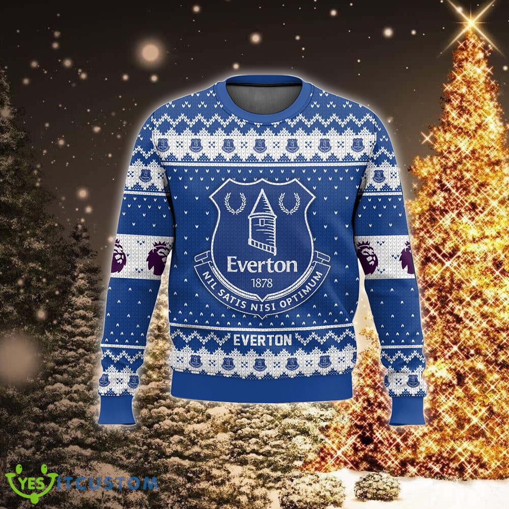 EPL Everton Seasonal Ugly Christmas 3D Sweater Gift For Holidays 6 EPL Everton Seasonal Ugly Christmas 3D Sweater Gift For Holidays - EPL Everton Christmas Sweater Photo 2