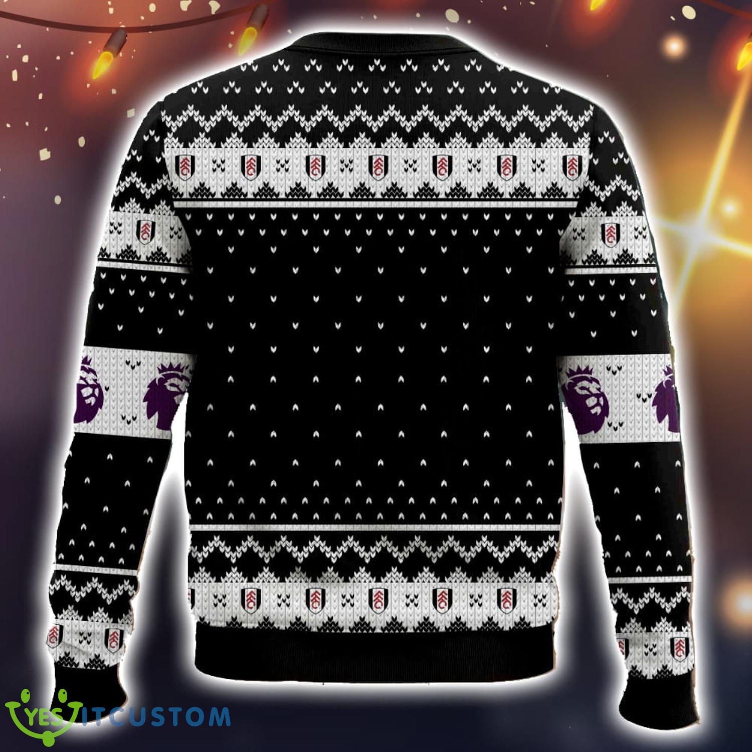 EPL Fulham Ugly Christmas Sweater Christmas Gift 3D printed Sweater 6 EPL Fulham Ugly Christmas Sweater Christmas Gift 3D printed Sweater Product Photo 2