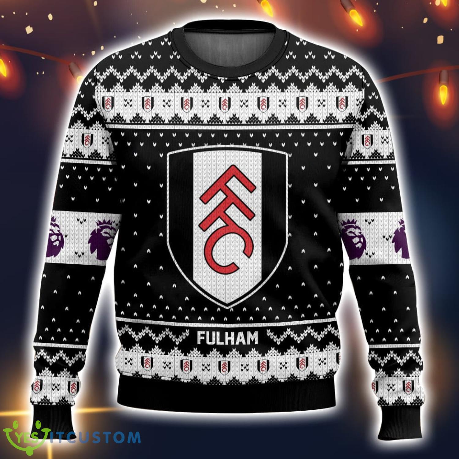 EPL Fulham Ugly Christmas Sweater Christmas Gift 3D printed Sweater 5 EPL Fulham Ugly Christmas Sweater Christmas Gift 3D printed Sweater Product Photo 1