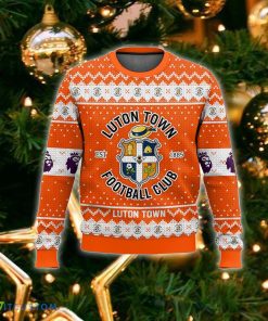 EPL Luton Town Christmas Sweater New Fashion Gift For Men And Women Fans - EPL Luton Town Christmas Sweater_ 2