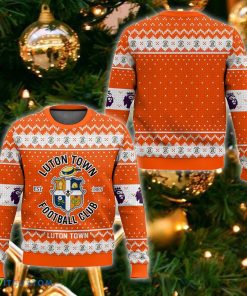 EPL Luton Town Christmas Sweater New Fashion Gift For Men And Women Fans - EPL Luton Town Christmas Sweater_ 1