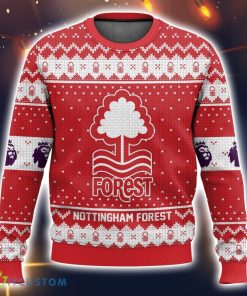 EPL Nottingham Forest Ugly Christmas Sweater Christmas Gift 3D printed Sweater Product Photo 1