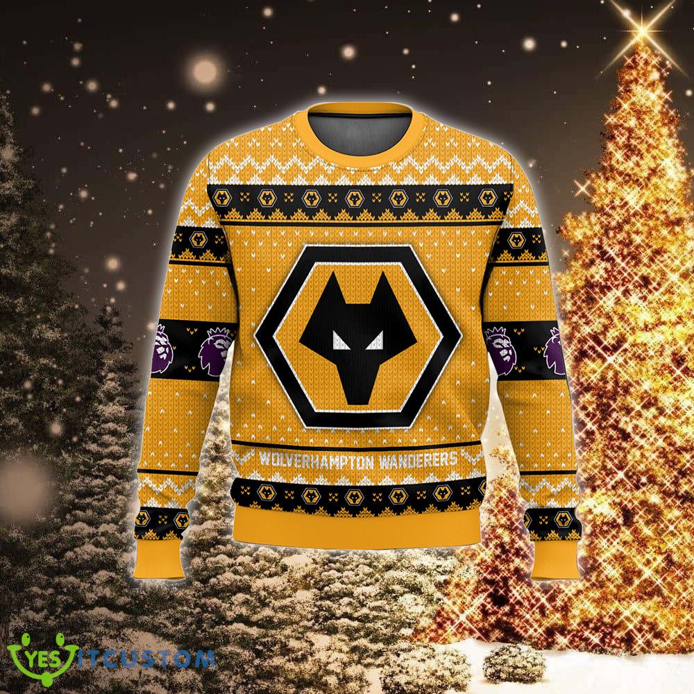 EPL Wolverhampton Wanderers Cozy Knitted Christmas 3D Sweater For Men And Women 6 EPL Wolverhampton Wanderers Cozy Knitted Christmas 3D Sweater For Men And Women - EPL Wolverhampton Wanderers Christmas Sweater Photo 2