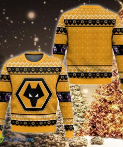 EPL Wolverhampton Wanderers Cozy Knitted Christmas 3D Sweater For Men And Women - EPL Wolverhampton Wanderers Christmas Sweater Photo 1