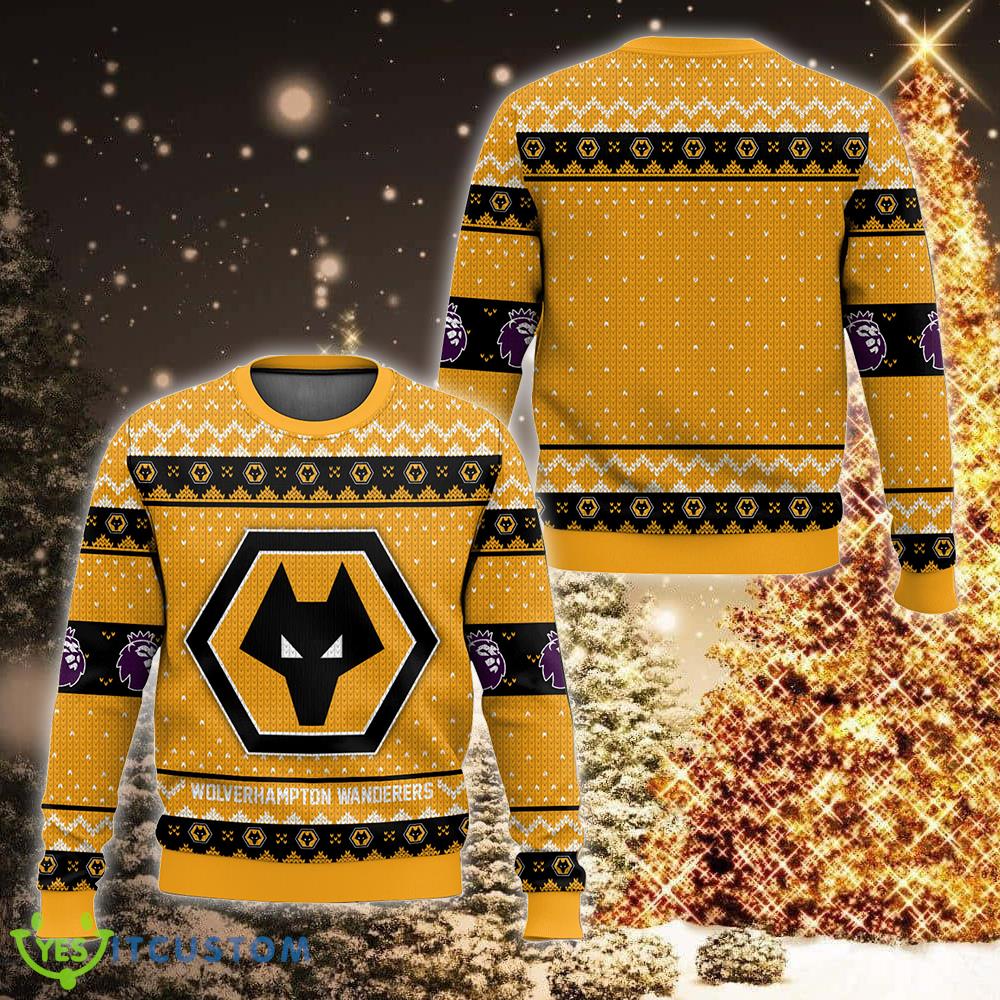 EPL Wolverhampton Wanderers Cozy Knitted Christmas 3D Sweater For Men And Women 5 EPL Wolverhampton Wanderers Cozy Knitted Christmas 3D Sweater For Men And Women - EPL Wolverhampton Wanderers Christmas Sweater Photo 1