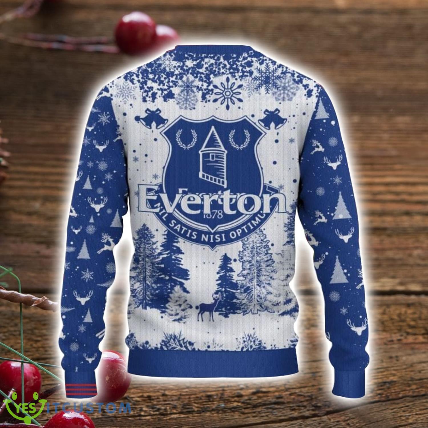 Everton 3D Sweater Pine Trees Pattern Ugly Christmas Sweater For Big Fans 3 Everton 3D Sweater Pine Trees Pattern Ugly Christmas Sweater For Big Fans Product Photo 3