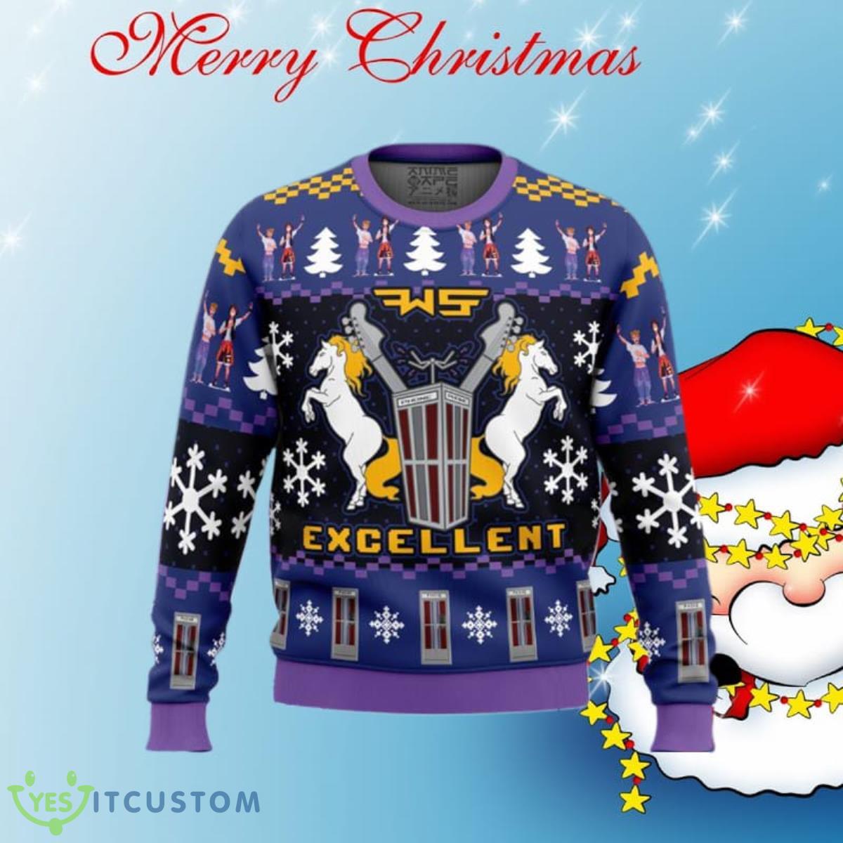 Excellent Bill and Ted Ugly Christmas Sweaters Impressive Gift For Men And Women 3 Excellent Bill and Ted Ugly Christmas Sweaters Impressive Gift For Men And Women Product Photo 1
